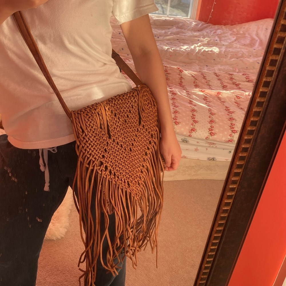 NWT 100% Genuine Leather Crossbody Bag